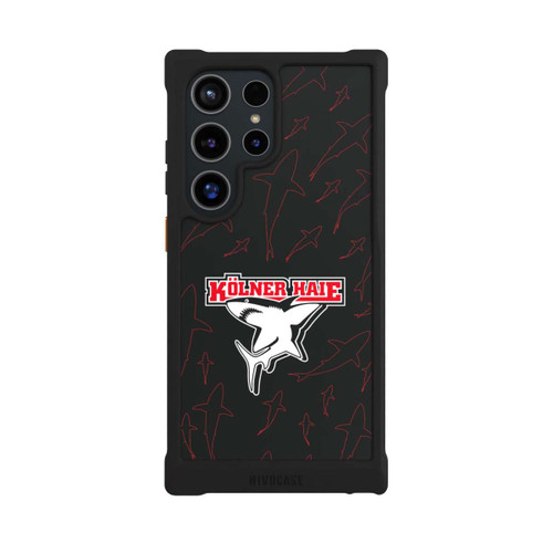 Samsung Galaxy S24 Ultra NIVOmax Haie Muster Rot