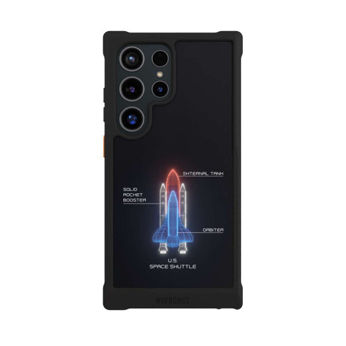 Samsung Galaxy S24 Ultra NIVOmax Space Shuttle Wireframe