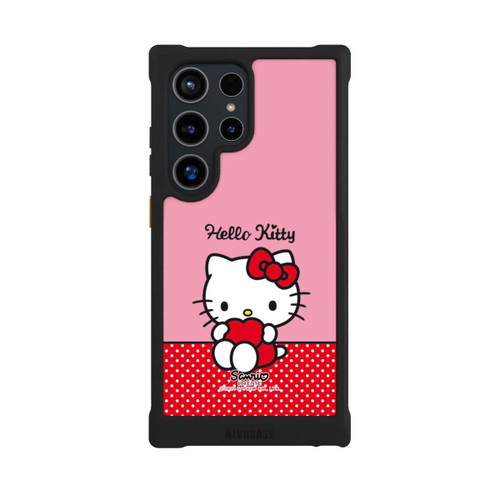 Samsung Galaxy S24 Ultra NIVOmax Hello Kitty sitzend mit Herz