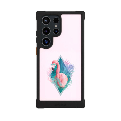 Samsung Galaxy S24 Ultra NIVOmax Tropical Leaves Flamingo