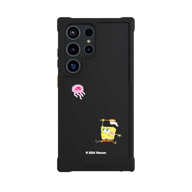 Galaxy S24 Ultra NIVOmax Spongebob jagt Quallen