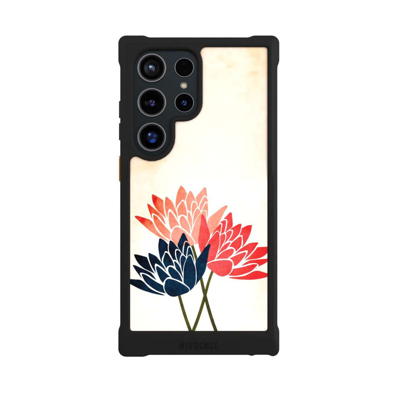 Galaxy S24 Ultra NIVOmax Trois fleurs