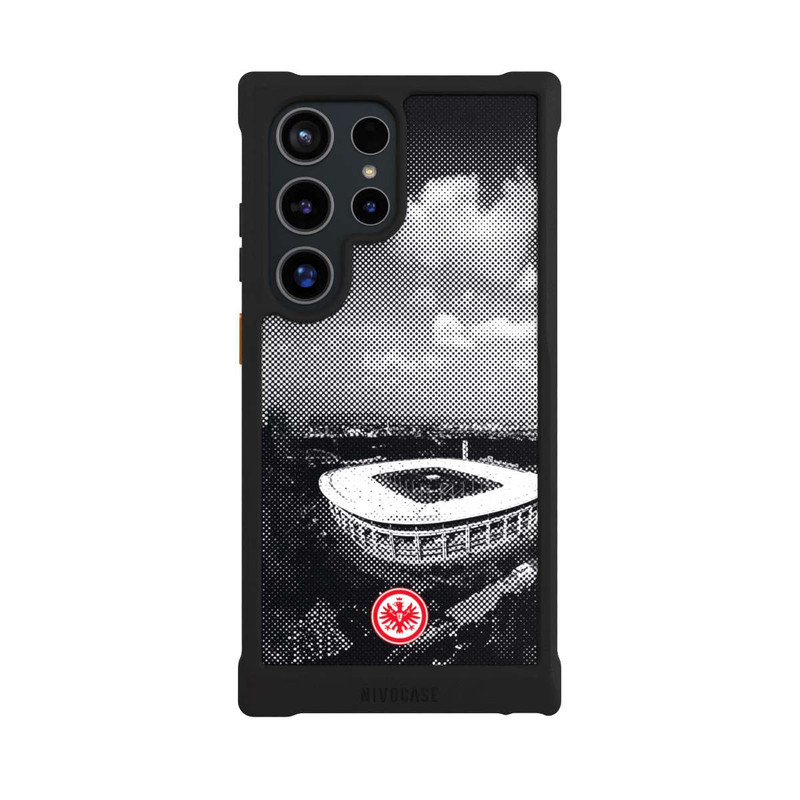 Galaxy S24 Ultra NIVOmax SGE Stadion Schwarz Weiß