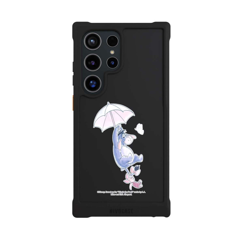 Galaxy S24 Ultra NIVOmax Winnie Pooh Eeyeore Find Happiness Transparent