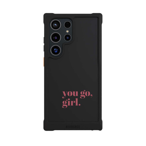 Samsung Galaxy S24 Ultra NIVOmax You Go Girl Rosa Transparent