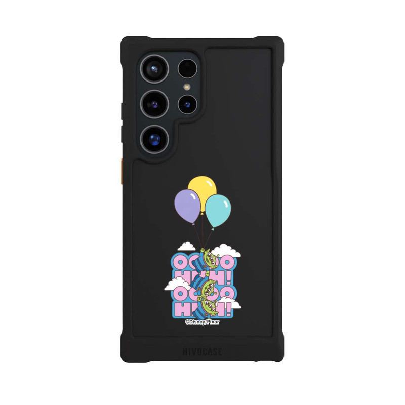 Galaxy S24 Ultra NIVOmax Toy Story Aliens Balloons OOOOHHH Transparent