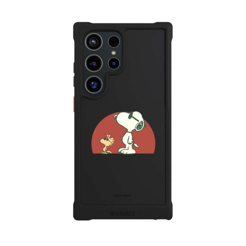 Samsung Galaxy S24 Ultra NIVOmax Snoopy Woodstock Far Out transparent