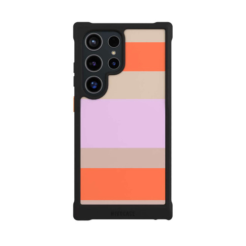 Samsung Galaxy S24 Ultra NIVOmax Moca Lila Orange Stripes