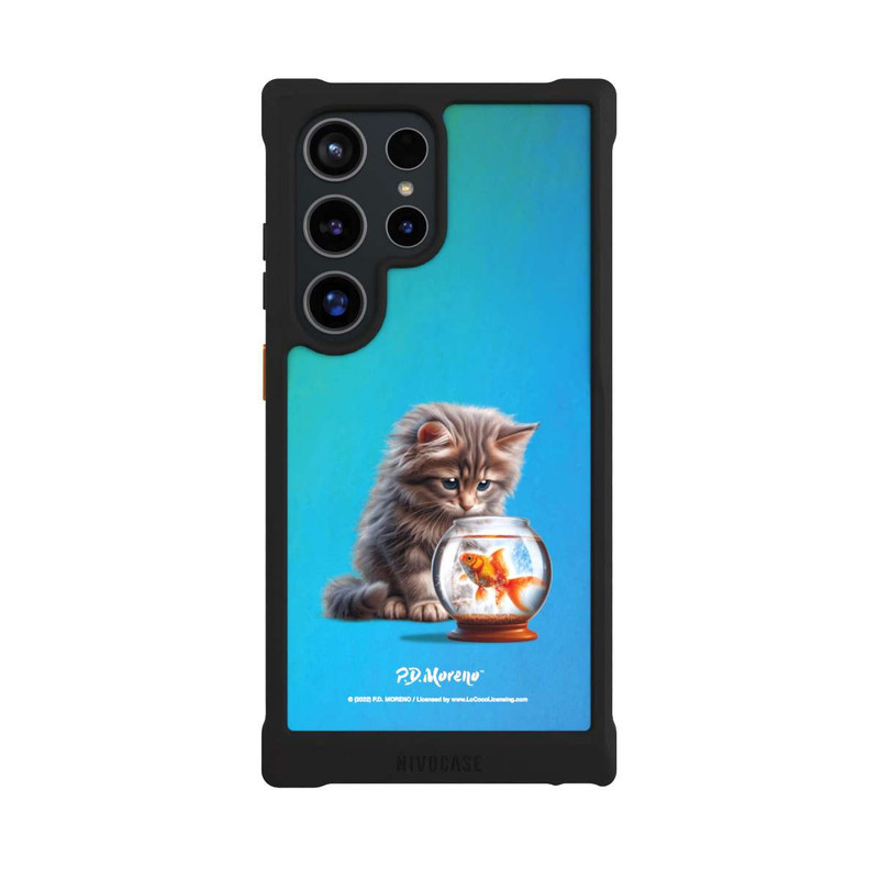 Galaxy S24 Ultra NIVOmax Cat And Gold Fish