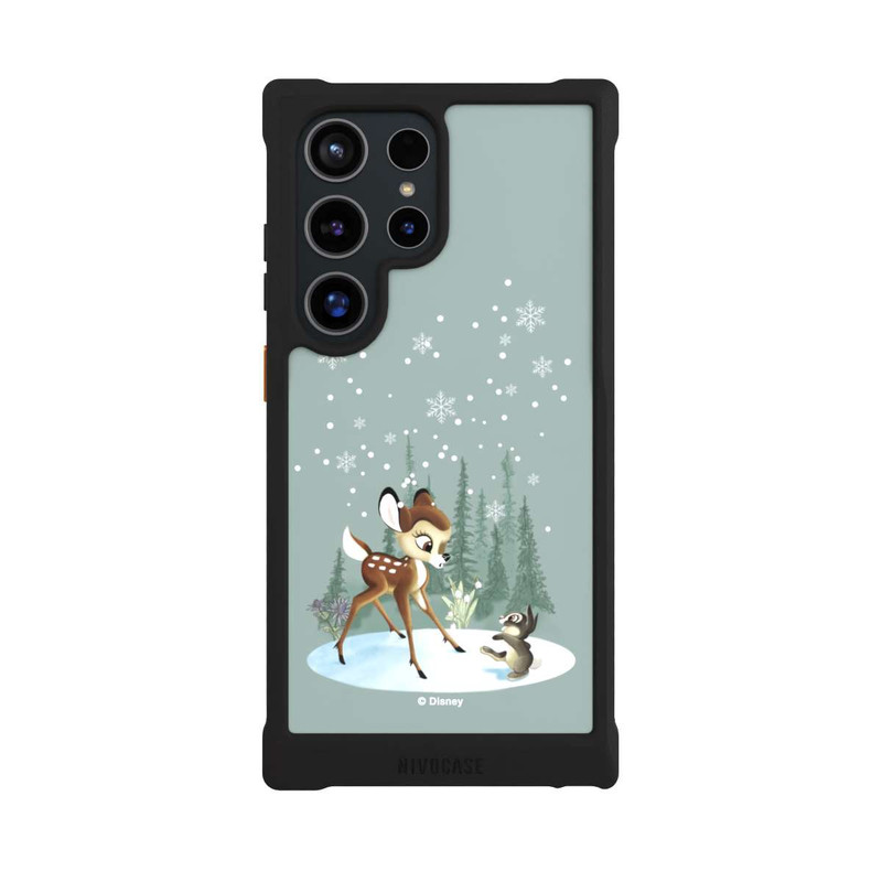Galaxy S24 Ultra NIVOmax Bambi et Panpan Monde Hivernal