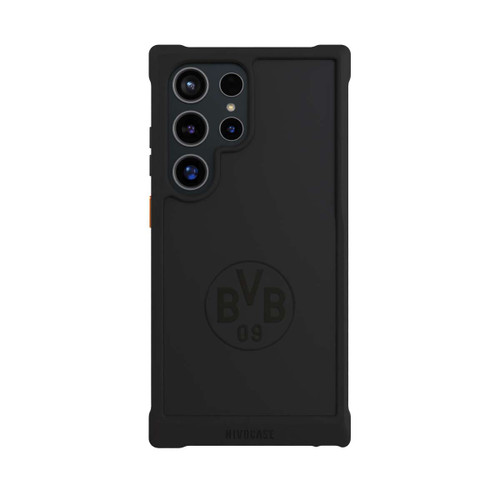 Samsung Galaxy S24 Ultra NIVOmax BVB Logo Schwarz Transparent