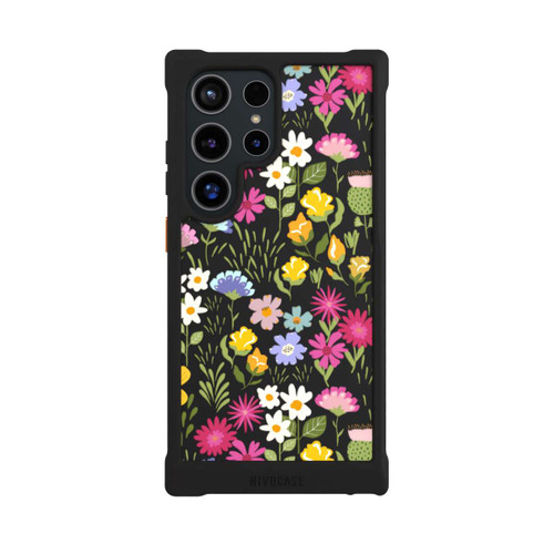 Samsung Galaxy S24 Ultra NIVOmax Bunte Sommerblumen Transparent