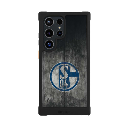 Samsung Galaxy S24 Ultra NIVOmax Schalke 04 Holz Look