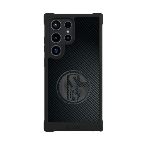 Samsung Galaxy S24 Ultra NIVOmax Schalke 04 Carbon Look