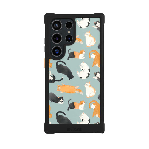 Samsung Galaxy S24 Ultra NIVOmax Cats Pattern