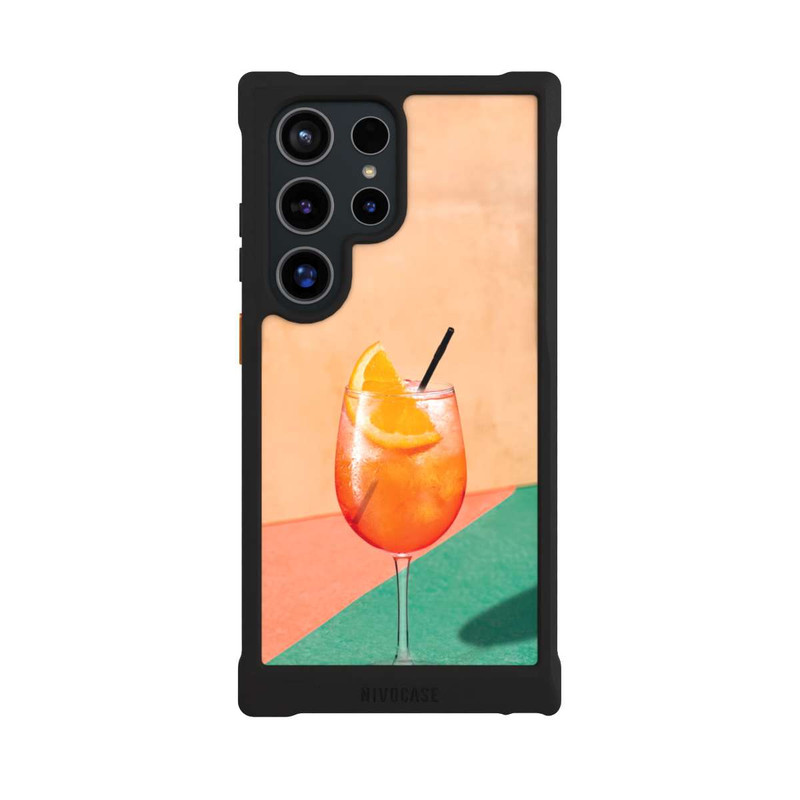 Galaxy S24 Ultra NIVOmax Cocktail Orange Green