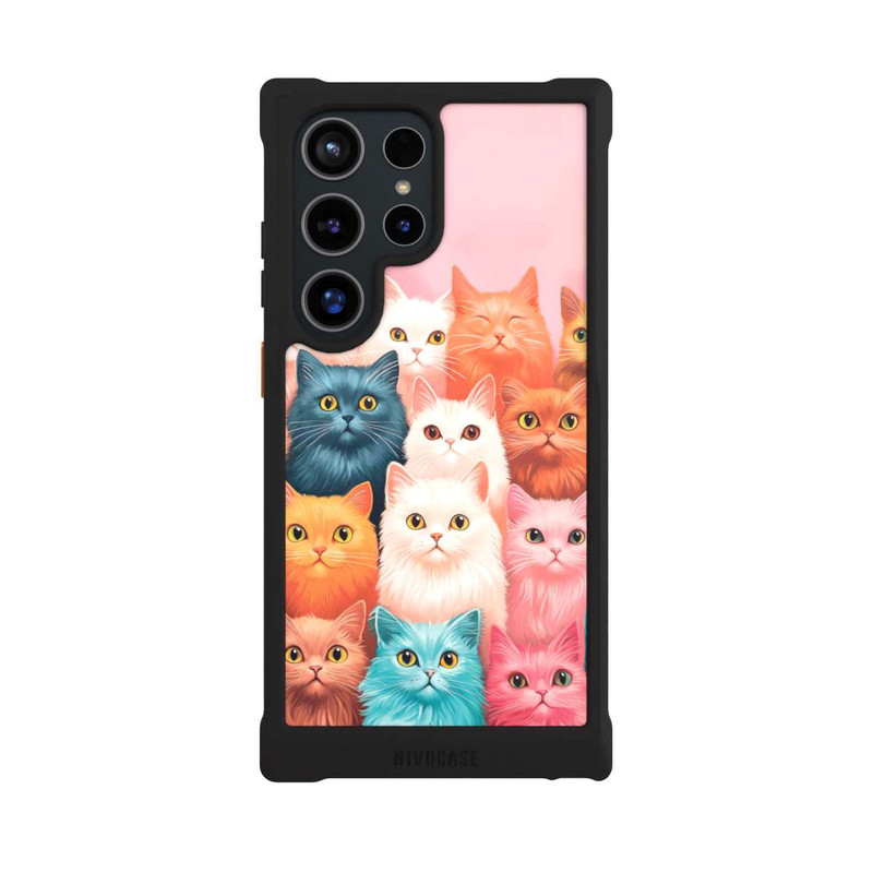 Galaxy S24 Ultra NIVOmax Cats Looking