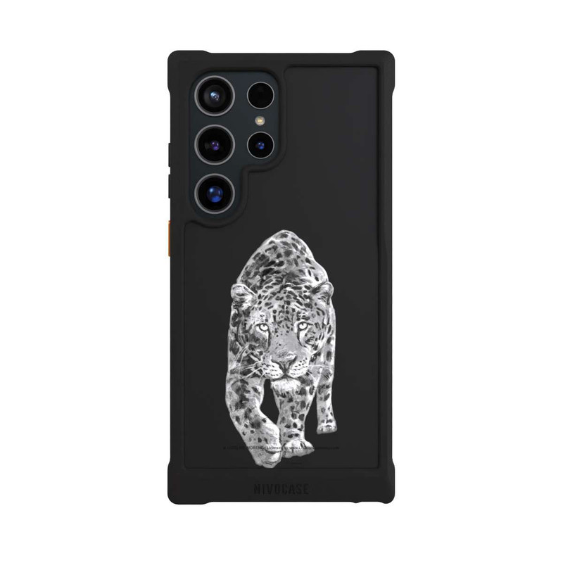 Galaxy S24 Ultra NIVOmax Leopard transparent