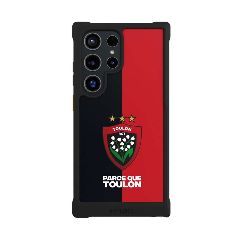 Galaxy S24 Ultra NIVOmax RCT Logo Rouge Noir
