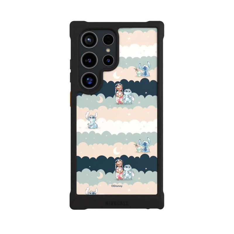 Galaxy S24 Ultra NIVOmax Stitch Pastel Stars Pattern