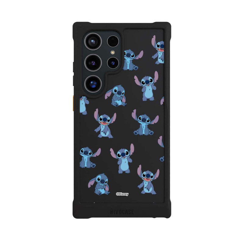 Galaxy S24 Ultra NIVOmax Stitch Faces Pattern Transparent