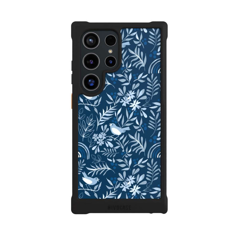 Galaxy S24 Ultra NIVOmax Classic Blue Pattern