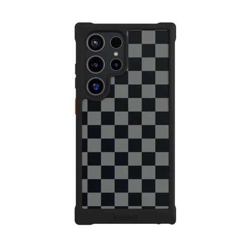 Samsung Galaxy S24 Ultra NIVOmax Schachbrett Schwarz Grau
