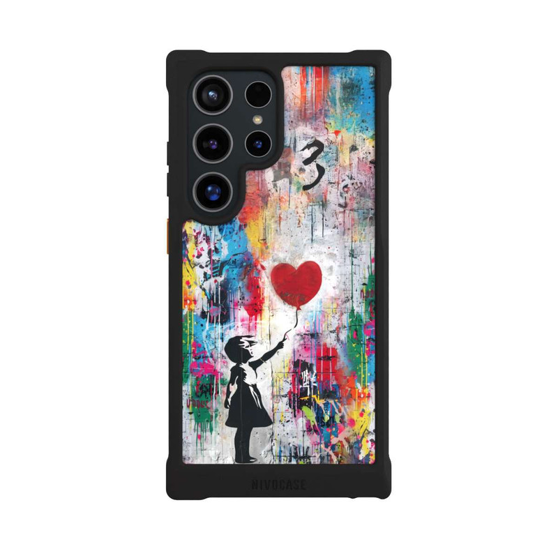 Galaxy S24 Ultra NIVOmax Balloon Girl Colorful