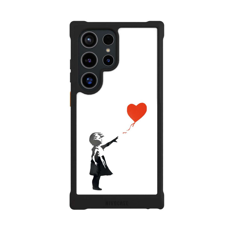 Galaxy S24 Ultra NIVOmax Girl With Red Balloon