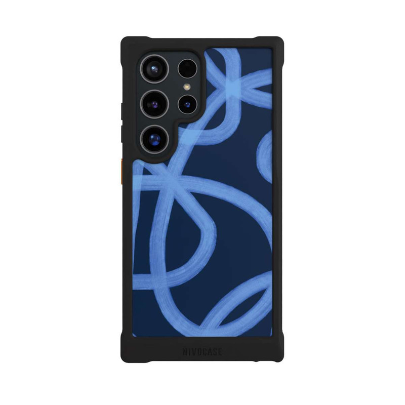 Galaxy S24 Ultra NIVOmax Laced Up Tones of Blue
