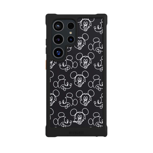 Samsung Galaxy S24 Ultra NIVOmax Disney Mickey Muster Schwarz