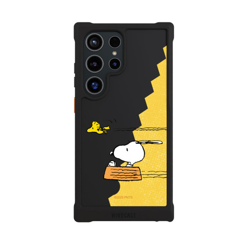 Samsung Galaxy S24 Ultra NIVOmax Peanuts-Snoopy und Woodstock Transparent