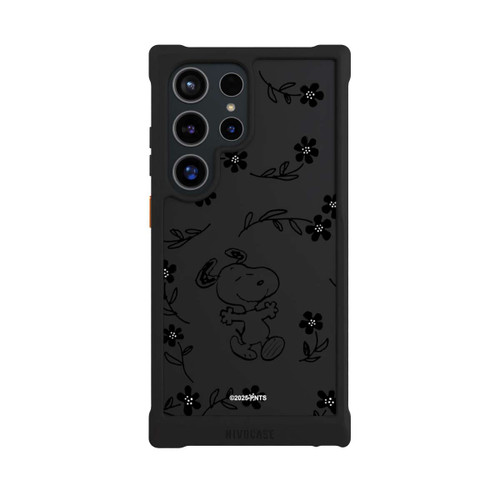 Samsung Galaxy S24 Ultra NIVOmax Snoopy und Flowers Transparent