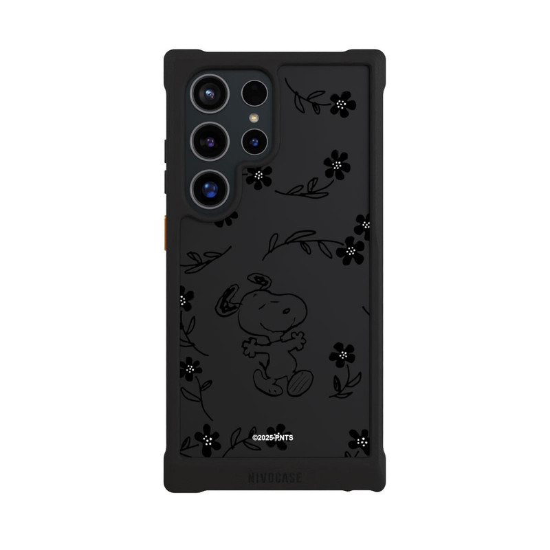 Galaxy S24 Ultra NIVOmax Snoopy und Flowers Transparent