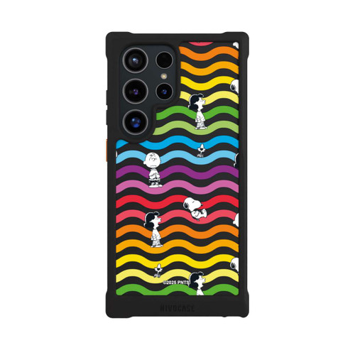 Samsung Galaxy S24 Ultra NIVOmax Snoopy Pattern Rainbow Transparent