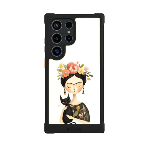 Samsung Galaxy S24 Ultra NIVOmax Mexikanische Ikone und Katze