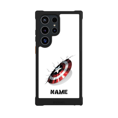 Samsung Galaxy S24 Ultra NIVOmax Captain America Shield Personalisierbar