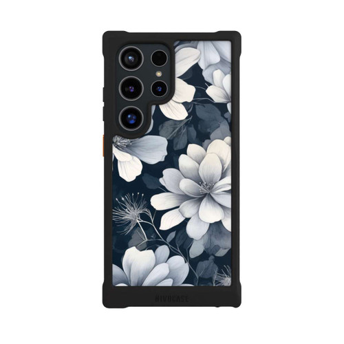 Samsung Galaxy S24 Ultra NIVOmax Negative Flower Blue White with AI