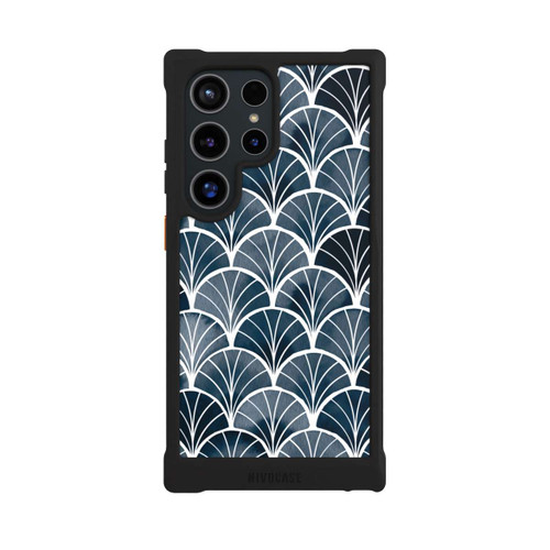 Samsung Galaxy S24 Ultra NIVOmax Botanische Brise Art Deco Grau