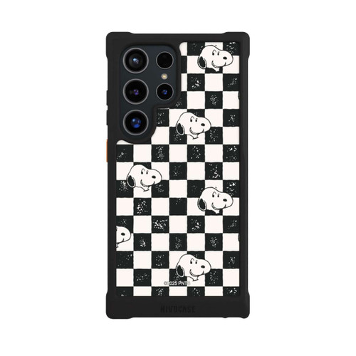 Samsung Galaxy S24 Ultra NIVOmax Snoopy Heads Checked Pattern