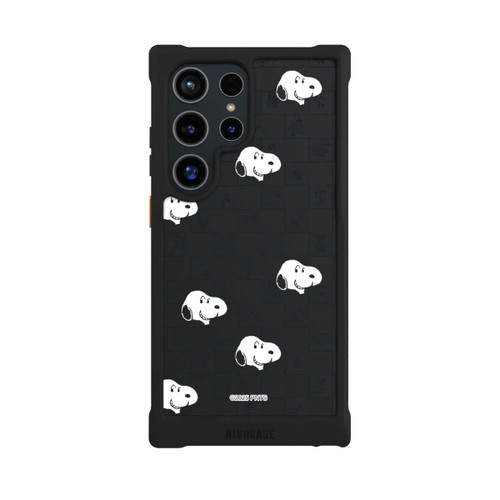 Samsung Galaxy S24 Ultra NIVOmax Snoopy Checked Pattern