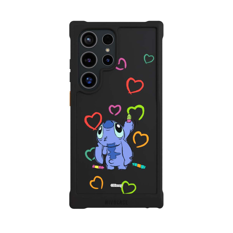 Galaxy S24 Ultra NIVOmax Stitch Draws a Heart Transparent