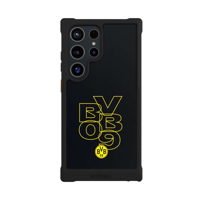 Galaxy S24 Ultra NIVOmax BVB09 Yellow Black