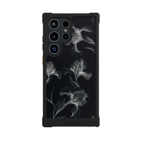 Samsung Galaxy S24 Ultra NIVOmax Blumen Schwarz-Weiß Röntgenaufnahme