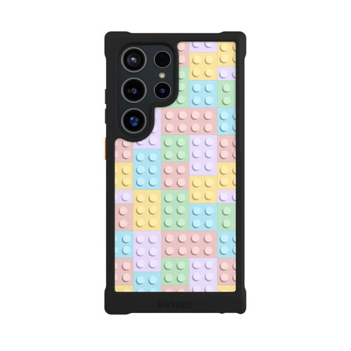 Samsung Galaxy S24 Ultra NIVOmax Buntes Blockmuster