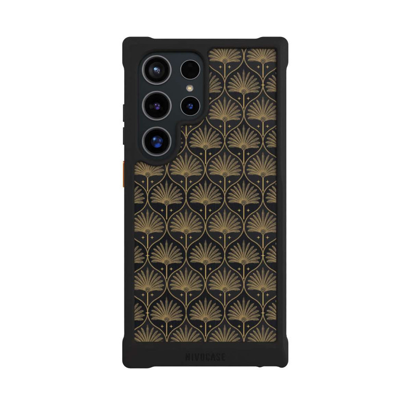Galaxy S24 Ultra NIVOmax Art Deco Blätter