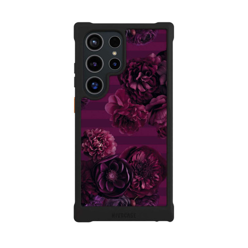 Samsung Galaxy S24 Ultra NIVOmax Majestic Baroque Blossom Dream Burgundy Pink with AI