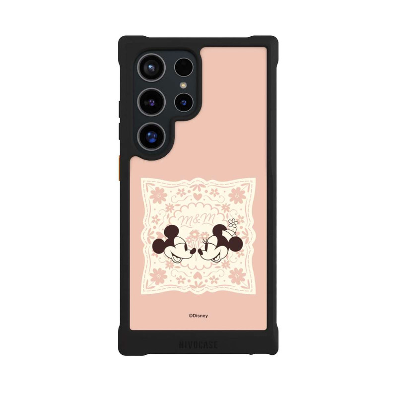 Galaxy S24 Ultra NIVOmax Minnie und Micky Forever Rosa