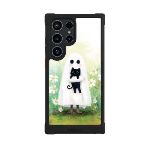 Samsung Galaxy S24 Ultra NIVOmax Geist und Katze Halloween mit KI