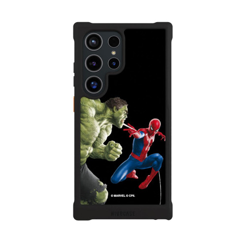 Samsung Galaxy S24 Ultra NIVOmax Spider-Man und Hulk